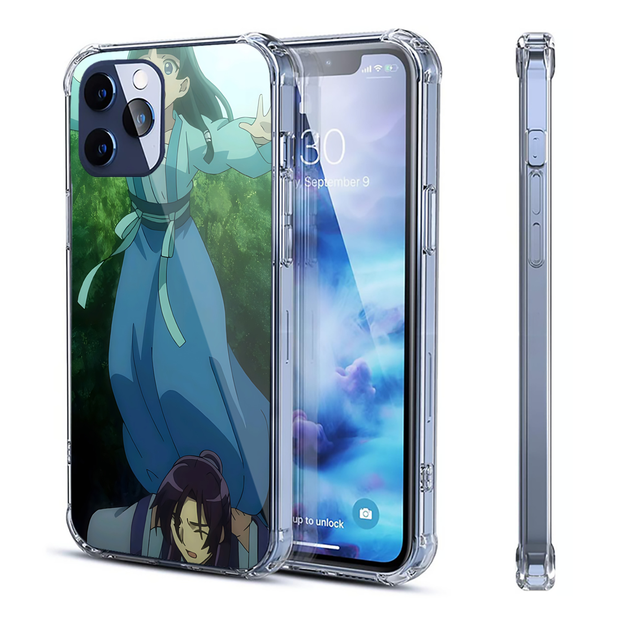 （画像用） 薬屋のひとりごと The Apothecary Diaries 【iPhone 12シリーズ対応】透明スマホケース（クリアソフトケース）